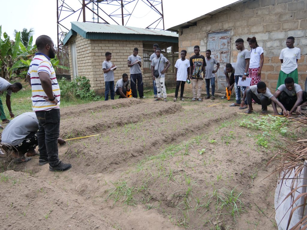 Formation en système d'irrigation goutte à goutte à EFA, Grand-lahou par Hfablab